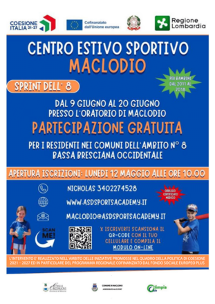 Centro Estivo Sportivo Maclodio 2025